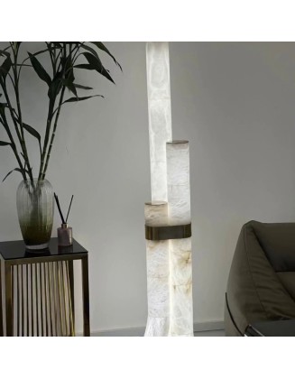 Imported marble high-end vertical table lamp